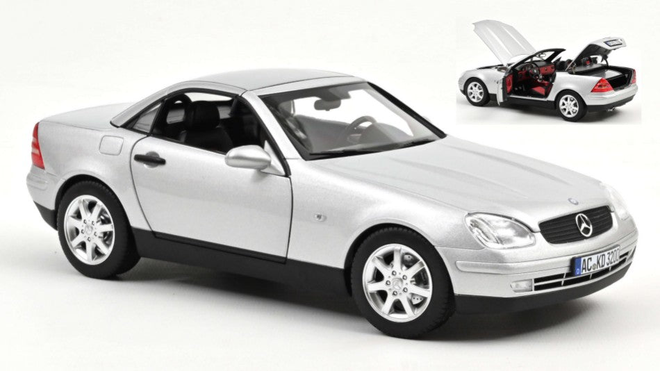 MERCEDES SLK 1996 BRILLANT SILVER 1:18 - Norev - NV183020