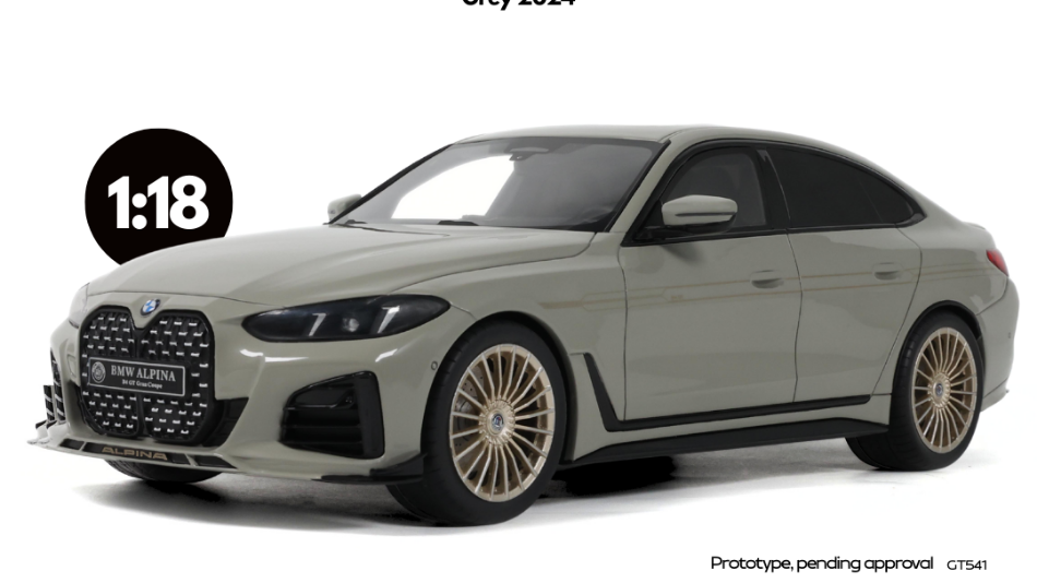 ALPINA B4 GT 2024 GREY 1:18 - GT Spirit - GT541