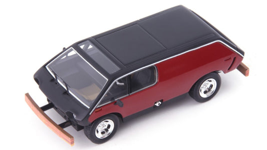 BRUBAKER BOX VAN 1972 RED-BLACK 1:43 - Avenue43 - AVN60142