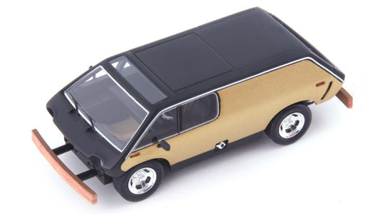 BRUBAKER BOX VAN 1972 GOLD-BLACK 1:43 - Avenue43 - AVN60141