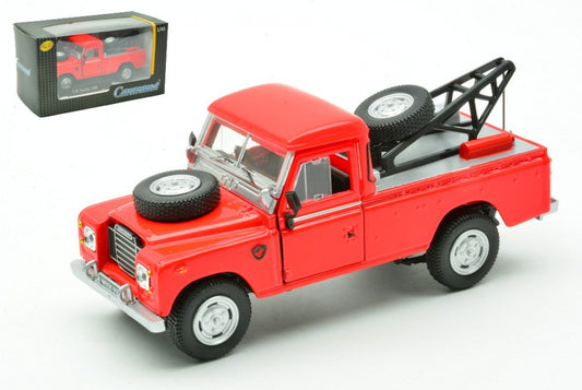 LAND ROVER SERIES 109 PICK UP TOW TRUCK RED 1:43 - Cararama - CA4-54044
