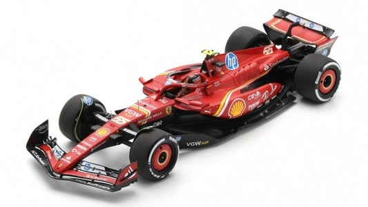 FERRARI SF-24 N.55 3rd MONACO GP 2024 C.SAINZ 1:18 - Looksmart - LS18F1064