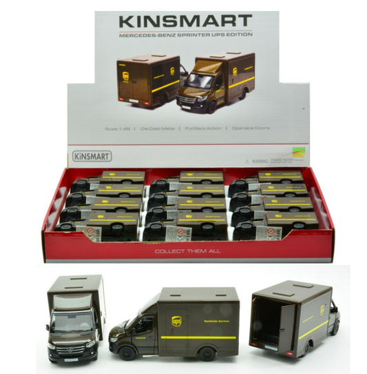 MERCEDES SPRINTER UPS (5476D) cm 12 - Kinsmart - KT18251