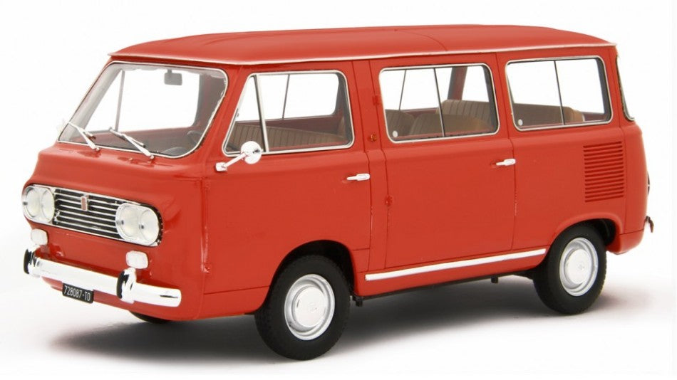 FIAT 850 FAMILIARE 1965 RED 1:18 - Laudo Racing - LM215D