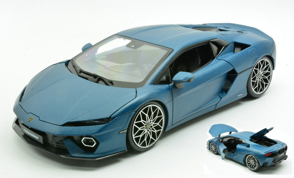 LAMBORGHINI TEMERARIO 2025 MATT BLUE 1:18 - Burago - BU11052B