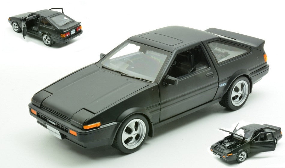 TOYOTA SPRINTER TRUENO AE86 MATT BLACK 1:24 - Maisto - MI32916Z