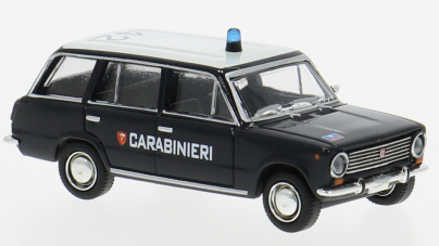 FIAT 124 FAMILIARE 1966 CARABINIERI 1:87 - Brekina - BRE22427