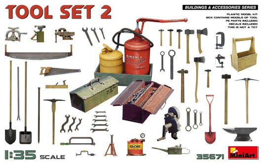 TOOL SET N.2 KIT 1:35 - Miniart - MIN35671