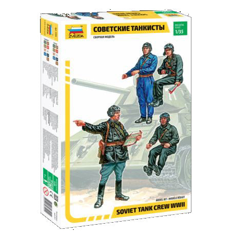 SOVIET TANK CREW KIT 1:35 - Zvezda - Z3504