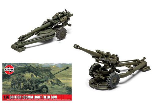 BRITISH 105mm LIGHT FIELD GUN KIT 1:76 - Airfix - A02332