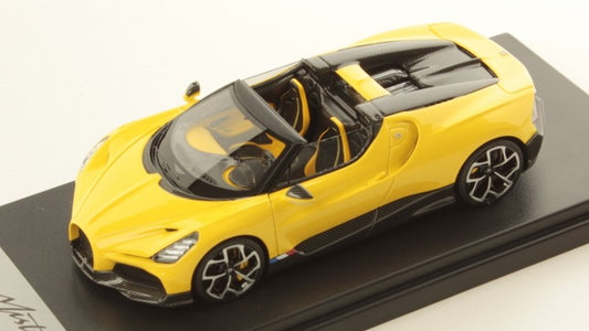 BUGATTI W16 MISTRAL YELLOW 1:43 - Looksmart - LS544B