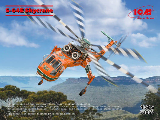 SIKORSKY S-64E SKYCRANE KIT 1:35 - ICM - ICM53058