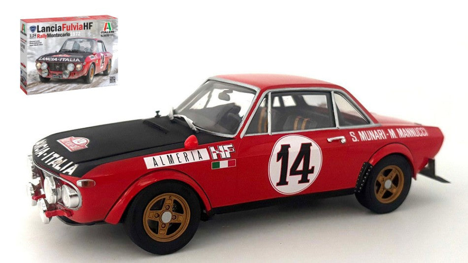 LANCIA FULVIA HF RALLY MONTE CARLO 1972 KIT 1:24 - Italeri - IT3670