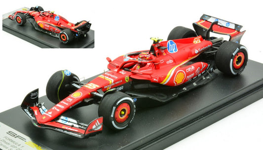 FERRARI SF-24 N.55 2nd ABU DHABI GP 2024 C.SAINZ 1:43 - Looksmart - LSF1071