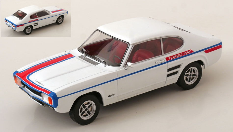 FORD CAPRI MK I GT 1970 WHITE 1:18 - ModelCarGroup - MCG18539