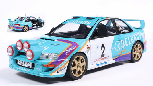 SUBARU IMPREZA WRC N.2 YPRES RALLY 1998 DE MEVIUS/FORTIN 1:18 - Solido - SL1807411