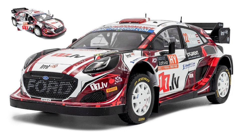 FORD PUMA HYBRID N.22 RALLY1 LATVIA 2024 M.SESKS-R.FRANCIS 1:18 - Solido - SL1809507