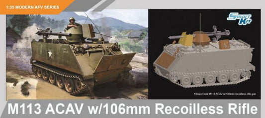M113 ACAV W/106mm RECOILLES RIFLE KIT 1:35 - Dragon - D3575