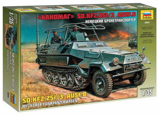 Sd.KfZ 251/3 Ausf.B KIT 1:35 - Zvezda - Z3604