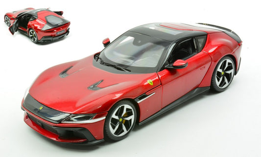 FERRARI 12 CILINDRI METALLIC RED 1:24 - Burago - BU26033
