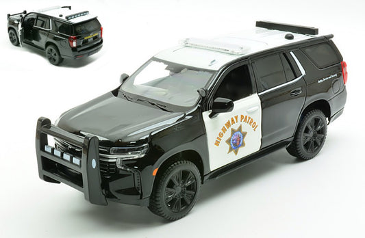CHEVROLET TAHOE POLICE 2012 WHITE/BLACK 1:27 - Maisto - MI32548