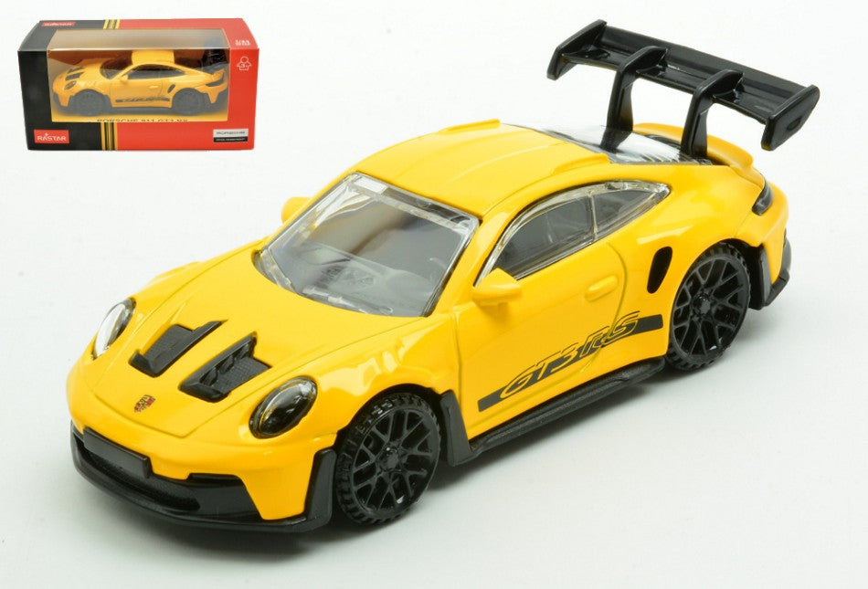 PORSCHE 911 GT3 RS YELLOW 1:43 - Rastar - RAT64670Y