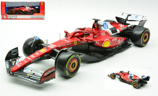 FERRARI F1 N.16 CHARLES LECLERC 2025 1:18 - Burago - BU16816L