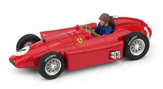 FERRARI D 50 M.FANGIO 1956 N.1 WORLD CHAMPION BRITISH GP W/PILOTE 1:43 - Brumm - BM0076CH