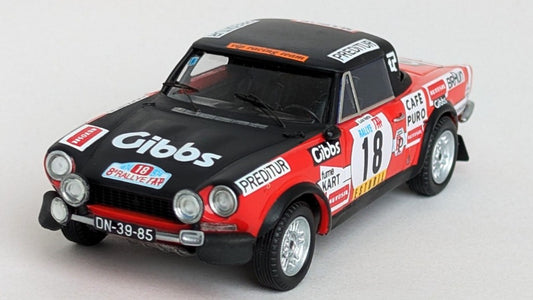 FIAT 124 SPORT SPIDER 1600 TAP RALLY 1974 LUIS NETTO-"JOCAMES"1:43 - Trofeu - TFDSN340