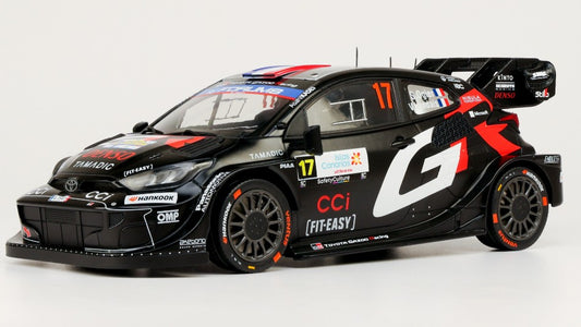 TOYOTA GR YARIS N.17 RALLY1 ISALS CANARIS 2025 OGIER-LANDAIS 1:18 - Ixo Model - 18RMC249B