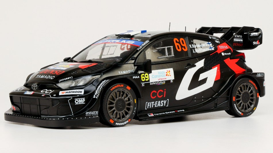 TOYOTA GR YARIS N.69 RALLY1 ISLAS CANARIS 2025 ROVANPERA-HALTTUNEN1:18 - Ixo Model - 18RMC249A