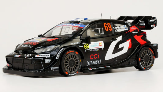 TOYOTA GR YARIS N.69 RALLY1 ISLAS CANARIS 2025 ROVANPERA-HALTTUNEN1:18 - Ixo Model - 18RMC249A
