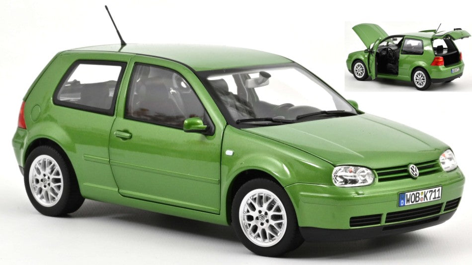 VW GOLF GTI 1998 COSMIC GREEN METALLIC 1:18 - Norev - NV188571