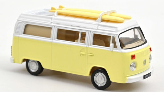 VW COMBI T2b CAMPER VAN 1973 PASTEL YELLOW JET-CAR 1:43 - Norev - NV841109