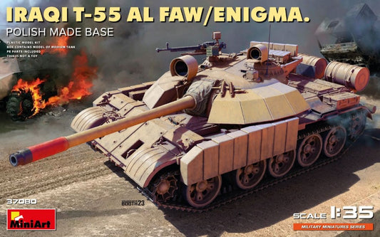 IRAQI T-55 AI FAW/ENIGMA POLISH MADE BASE KIT 1:35 - Miniart - MIN37080