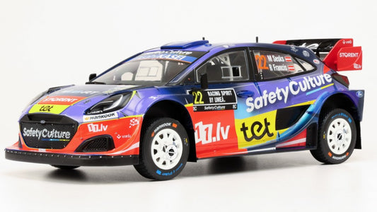 FORD PUMA N.22 RALLY1 SWEDEN 2025 SESKS-FRANCEVIC 1:18 - Ixo Model - 18RMC240