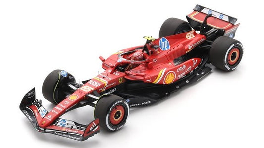 FERRARI SF-24 N.55 WINNER MEXICO GP 2024 C.SAINZ 1:18 - Looksmart - LS18F1069