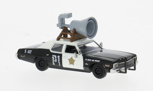 DODGE MONACO BLUES BROTHERS W/HORN 1:87 - Brekina - BRE18154