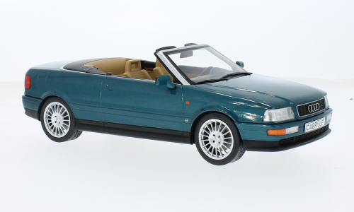AUDI CABRIOLET 1991 BLUE-GREEN 1:18 - ModelCarGroup - MCG18413