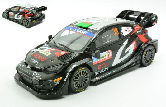 TOYOTA GR YARIS N.33 RALLY1 HYBRID RALLY JAPAN 2024 EVANS-MARTIN 1:18 - Ixo Model - 18RMC227