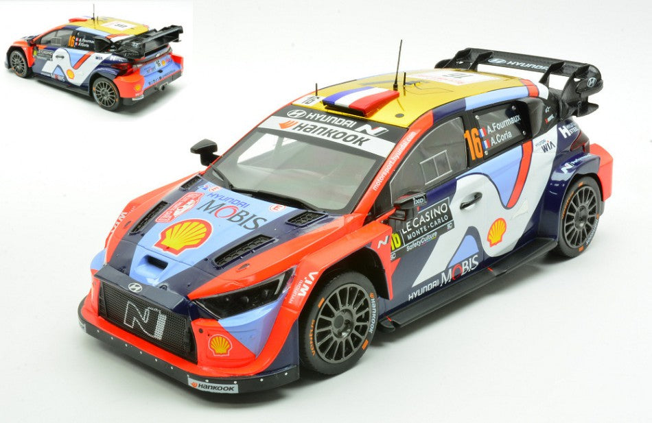 HYUNDAI i20 N N.16 WRC RALLY MONTE CARLO 2025 FOURMAUX-CORIA 1:18 - Ixo Model - 18RMC230A