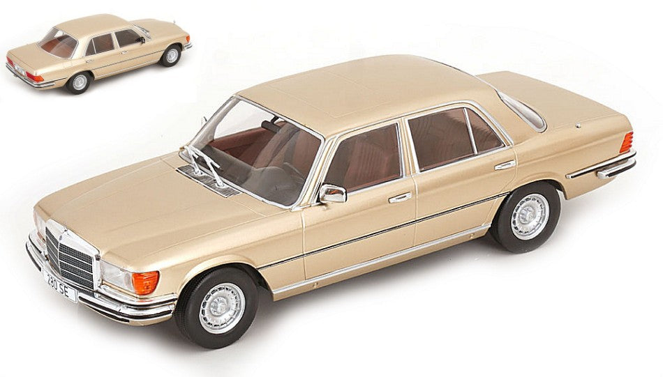 MERCEDES S-CLASS (W116) 1972 BEIGE 1:18 - ModelCarGroup - MCG18550