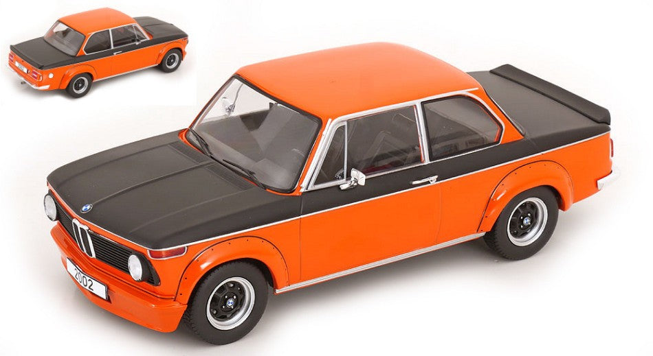 BMW 2002 TURBO 1973 ORANGE/BLACK 1:18 - ModelCarGroup - MCG18150