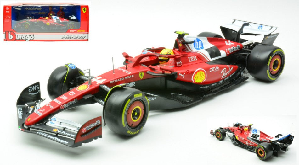 FERRARI F1 N.44 LEWIS HAMILTON 2025 1:18 - Burago - BU16816H