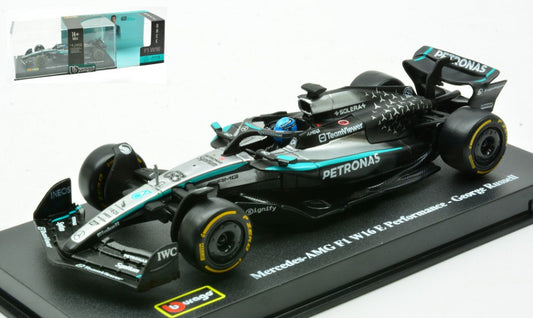 MERCEDES AMG W16 N.63 2025 GEORGE RUSSELL SIGNATURE 1:43 - Burago - BU38238R