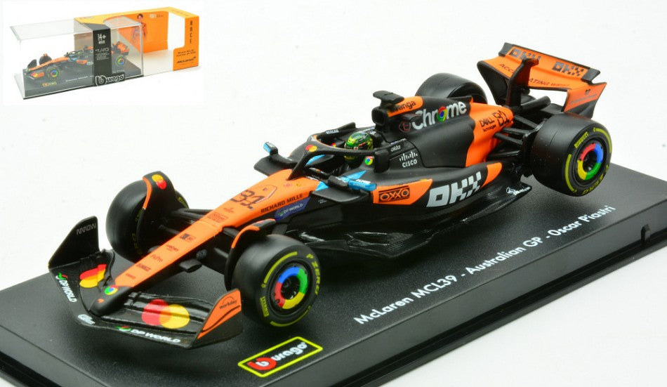 MCLAREN MCL39 N.81 2025 OSCAR PIASTRI SIGNATURE 1:43 - Burago - BU38249P
