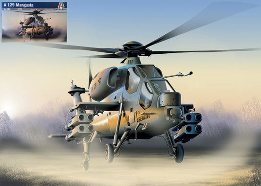ELICOTTERO A-129 MANGUSTA KIT 1:72 - Italeri - IT0006
