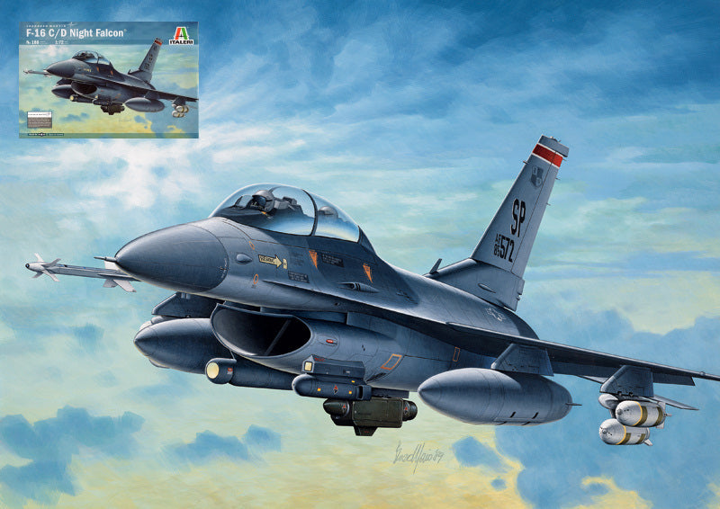 F-16 NIGHT FALCON KIT 1:72 - Italeri - IT0188