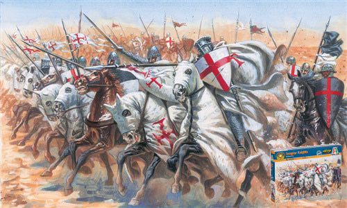 CAVALIERI TEMPLARI KIT 1:72 - Italeri - IT6125
