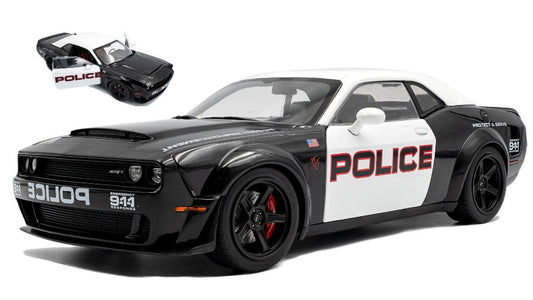DODGE CHALLENGER R/T SCAT PACK WIDEBODY 2023 HIGHWAY POLICE 1:18 - Solido - SL1805715